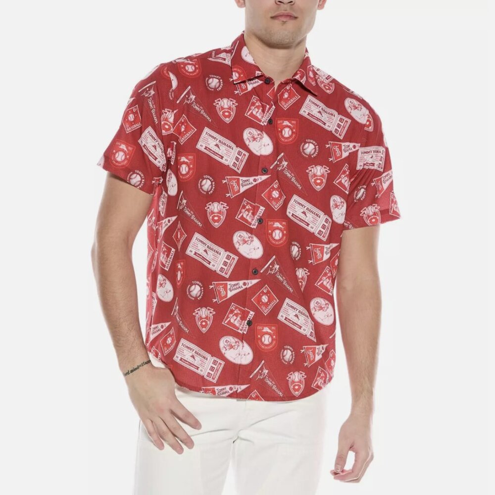 Tommy Bahamas Chili Pepper Sport Bahama Coast Big Hitter Polo Shirt